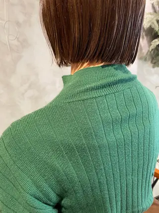 ミディアム さの あやねのヘアスタイル
