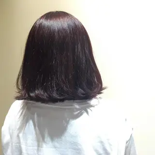 ミディアム カラー 野々村 朋美のヘアスタイル