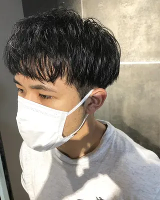 ヘアアレンジ メンズ ainico+所属・メンズ特化✂️栗原 侑也のヘアスタイル