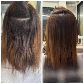 ミディアム パーマ 北村 岳久翔のヘアスタイル