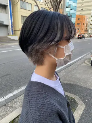 ショート カラー 🍀透明感抜群🍀/ ハイトーンカラーのヘアスタイル