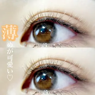メンズ マツエク・マツパ アイブロウ Moyu eyelash所属・Moyu eyelashのマツエク・マツパデザイン