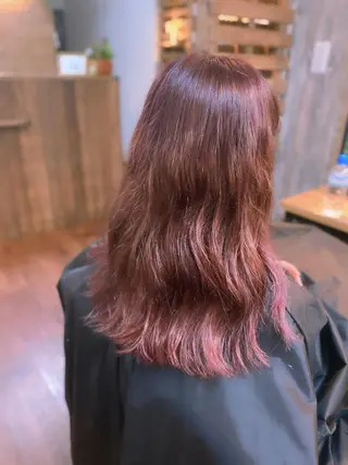 ロング カラー パーマ ヘアアレンジ Lizir ルズィール所属・Luzir⭐︎ GEN⭐︎のヘアスタイル