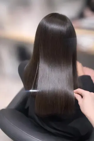 ロング パーマ リピート90%超縮毛 矯正/髪質改善/井口のヘアスタイル