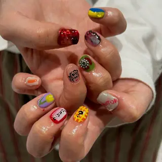 ネイル 個性派ネイル シノのネイルデザイン