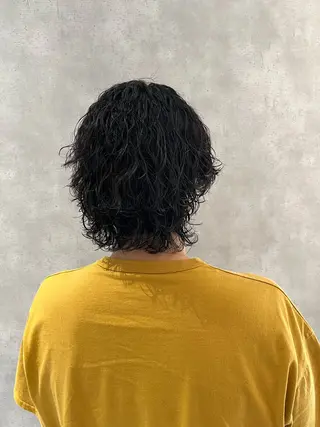 ミディアム パーマ メンズ パーマが得意な【最高 悠斗】のヘアスタイル