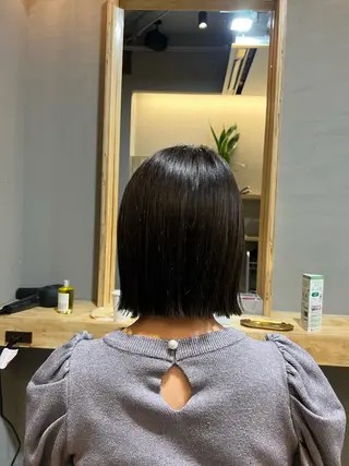 ショート 神戸ボブ✂️ ioe三宮/田 伸佳のヘアスタイル