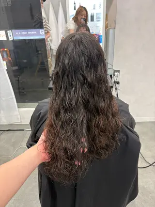 ロング パーマ LIV My(マイ) 髪質改善/箕面のヘアスタイル