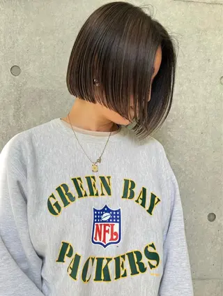 ミディアム カラー ハイライトNo.1☆ ゆうのヘアスタイル