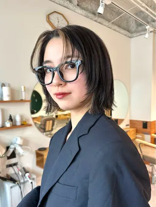 ショート sea by luvismけやき通り2号店所属・ボブ/ショート/ 縮毛矯正/岸本恭明のヘアスタイル