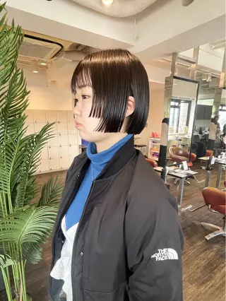 ミディアム カラー 似合わせヘア🤍 面田法子のヘアスタイル