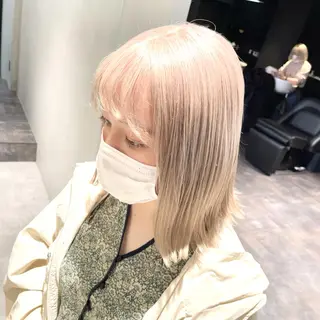 セミロング MiL所属・✨ハイトーン✨ 濱田知孝のヘアスタイル