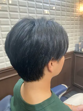 ショート メンズ ルピナス中田店長 山口大地のヘアスタイル