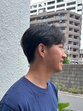 パーマ メンズ 物井 南帆 （ものいみほ）のヘアスタイル