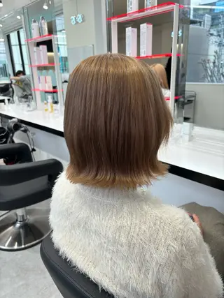 ミディアム Wカラー/暖色/べ ージュりく©︎🐝のヘアスタイル