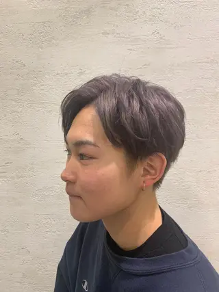 カラー メンズ 竹田 京人のヘアスタイル