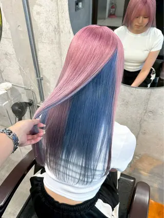 カラー ⭐️ハイトーン⭐️ 💕SAKURA💕のヘアスタイル