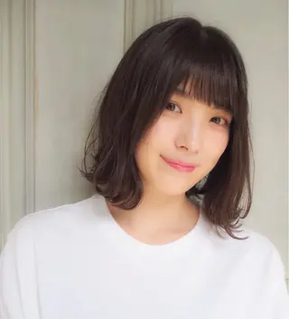 ミディアム カラー パーマ 🌈髪質改善💕 縮毛矯正✨青木まで✨のヘアスタイル