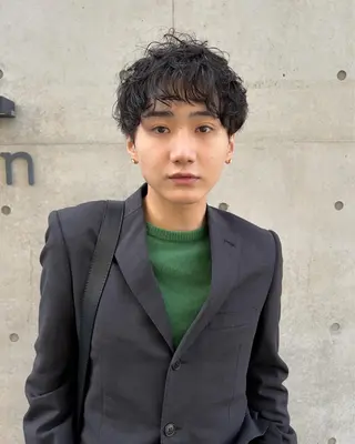 パーマ メンズ 大阪メンズパーマ /スパイキー/らいのヘアスタイル