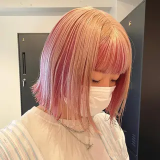 ミディアム カラー SALOWIN下北沢所属・hazuki 🌝のヘアスタイル