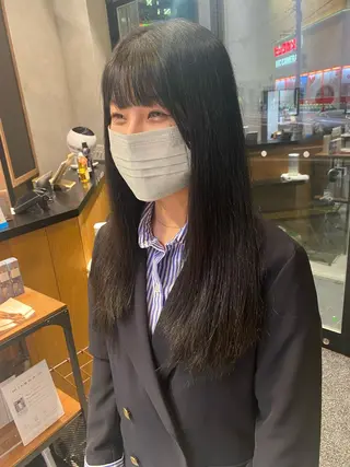 ロング カラー yuuri🎀/大宮 /韓国ヘア/レイヤーのヘアスタイル