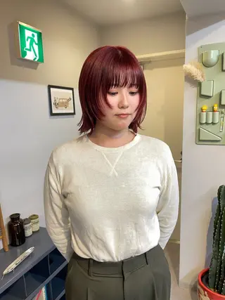 ミディアム カラー MEY HAIR / CURLYS所属・丁寧なカウンセリング 🌿KENTA🌿のヘアスタイル