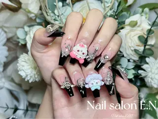ネイル E.N🦋 長さ出し/持ち込みのネイルデザイン