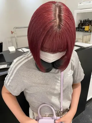 ミディアム カラー ryuei /原宿のヘアスタイル