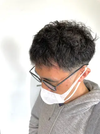 パーマ メンズ Pilina所属・伊丹Pilina 山田のヘアスタイル