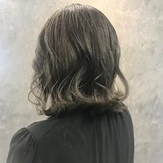 ミディアム 所渉/韓国レイヤー /ウルフカットのヘアスタイル