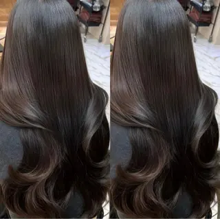 ロング カラー D.I.E.V.A銀座 艶髪/美髪髪質改善&トリートメント【ディーバ】所属・透明感カラー🤍/ 髪質改善🖤airiのヘアスタイル