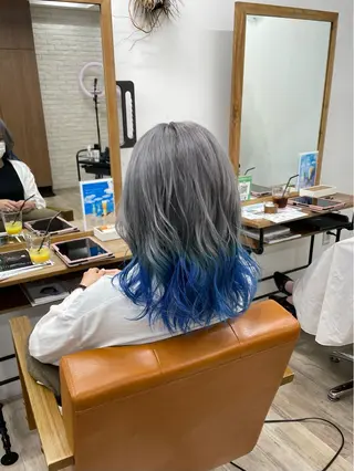 ミディアム CUT純/ 金子栄希のヘアスタイル