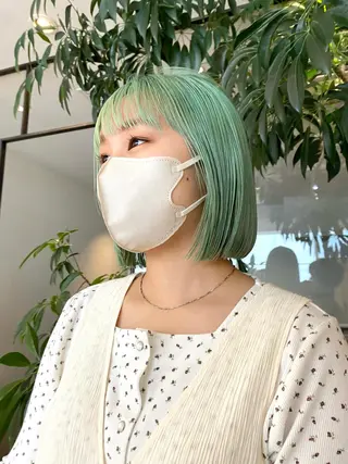 ショート Hair & make Lamp所属・梅田のブリーチ特化 美容師KAI🥰のヘアスタイル