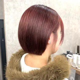 ショート カラー 似合わせボブ🎀🫧 千葉 優希のヘアスタイル