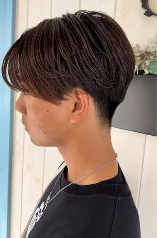 ショート パーマ メンズ特化美容師 井上大輔のヘアスタイル