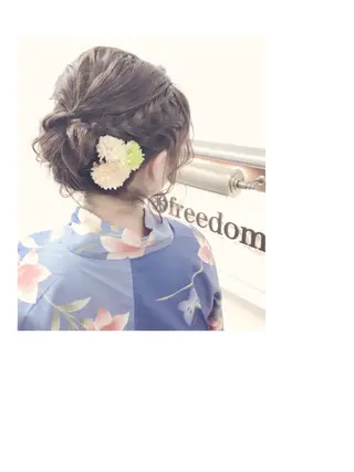 ヘアアレンジ GRANLUSSO 〜グランルッソ駅前店所属・木口 嘉美のヘアスタイル