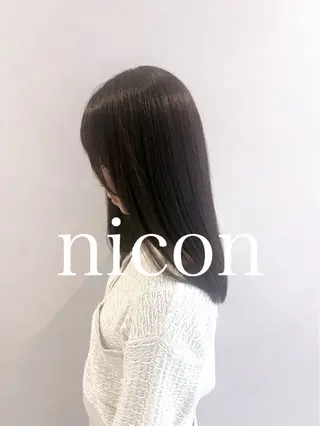 ロング 髪質改善 上品艶感カラーのヘアスタイル