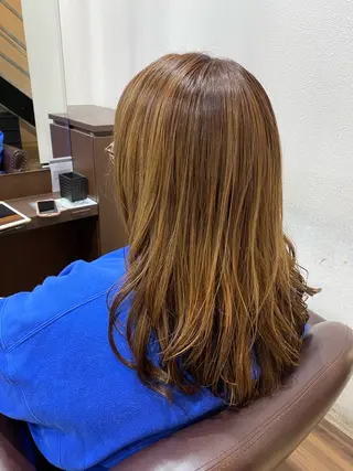 ロング カラー 仲井 充のヘアスタイル