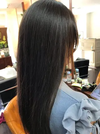 ロング パーマ 桧山 真のヘアスタイル