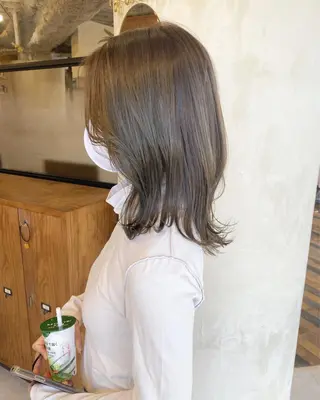 ミディアム 鎌倉 彩のヘアスタイル