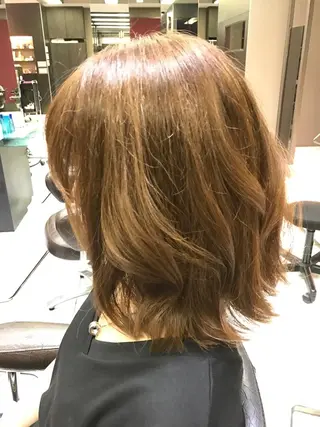 ミディアム 中川 拓弥のヘアスタイル