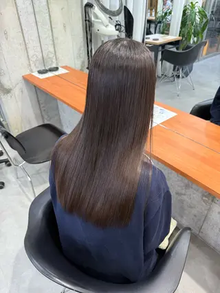 ロング 髪質改善／縮毛矯正 関根青葉のヘアスタイル