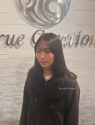 ロング カラー 💜透明感カラー💜 cocoro🎶のヘアスタイル