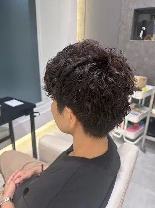 ショート パーマ コルソケーツー　梅田茶屋町(corso k-two)所属・🌿梅田パーマモデル 募集🌿三村さゆみのヘアスタイル