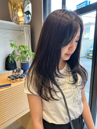 セミロング haruki所属・. nozomiのヘアスタイル