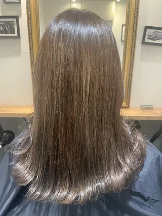 セミロング 田中 志織のヘアスタイル