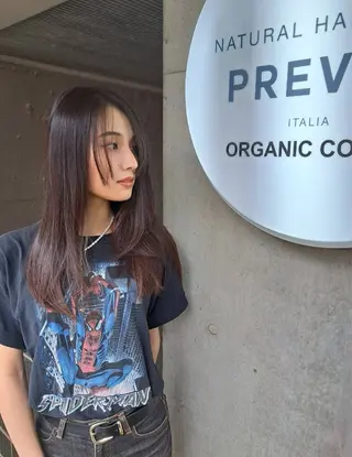 ロング カラー PREVIA銀座渡辺 真矢のヘアスタイル