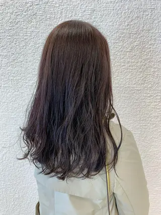 ロング カラー 顔まわりカット✄ ベージュカラー🧸のヘアスタイル