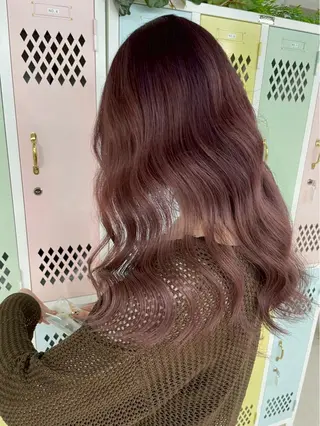 ロング カラー ヘアアレンジ スタイリスト兼 アイリストyuikaのマツエク・マツパデザイン