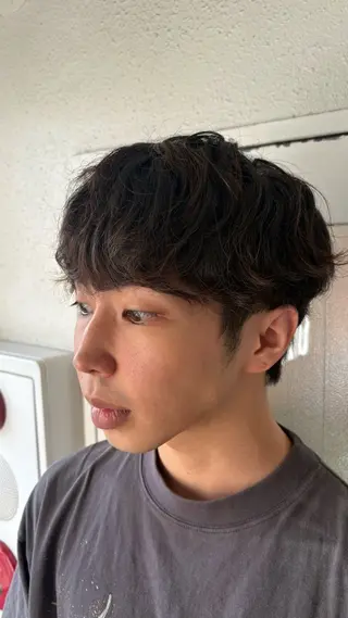 ショート パーマ メンズ hair&make orange所属・🌈原宿/推しカラー /マーコ🌈のヘアスタイル